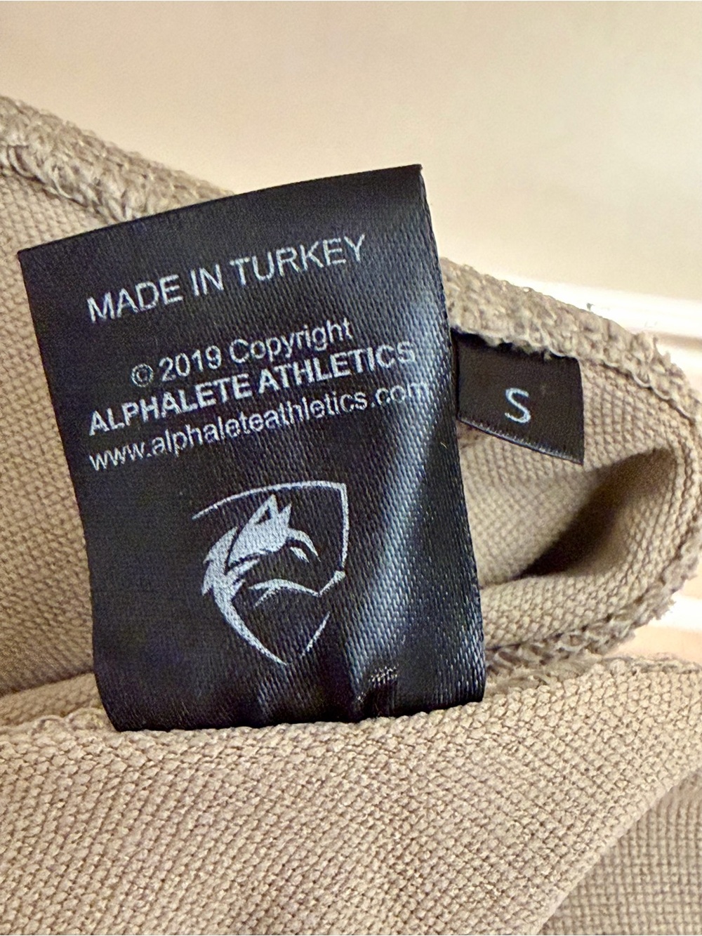 Alphalete Athletics Identity Moto Leggings Tan/Beige Size S Small - Picture 6 of 6